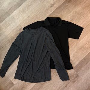 Lululemon medium polo and henley